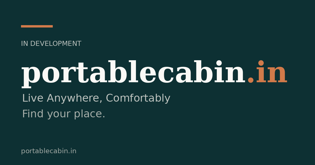 Link preview image for portablecabin.in